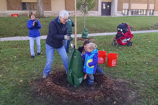 Urban Forest Project Planting