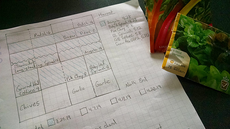 cold crops planting diagram